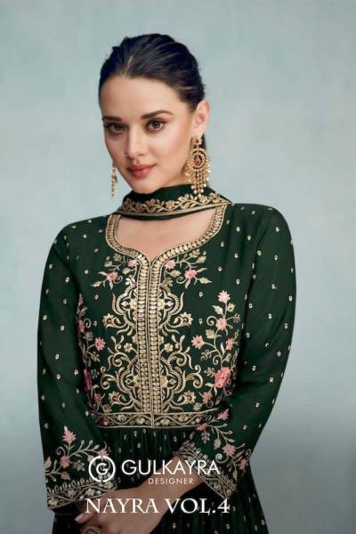 NAYRA VOL-4 BY GULKAYRA BRIDAL LOOKING GOWN WHOLESALER IN INDIA